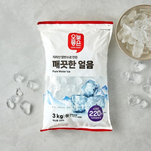 오늘좋은 깨끗한 얼음 3KG (3KG)
