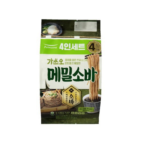 풀무원 가쓰오 메밀소바 (4인) (1,153.6G)