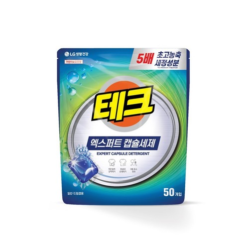 테크 컴팩트 엑스퍼트 캡슐세제 (50입)