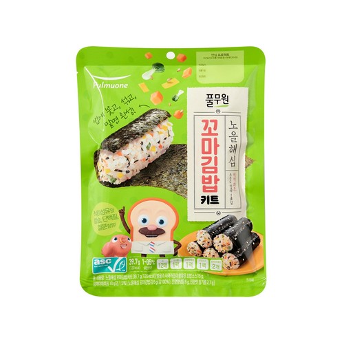 풀무원 노을해심 꼬마김밥키트 (39.7G)