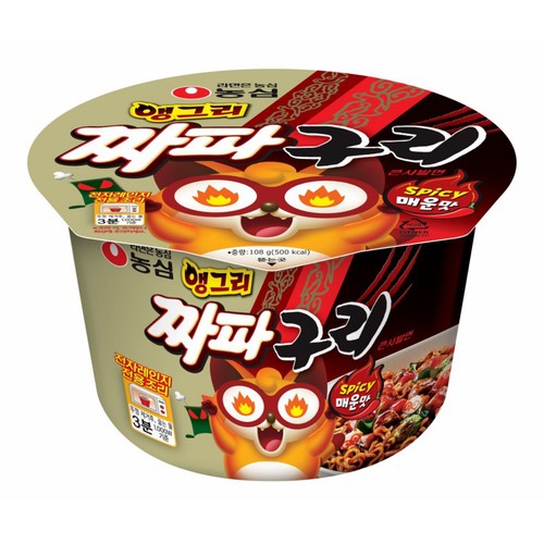 농심 앵그리짜파구리 큰사발 (108g)