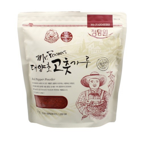 정담원 태양초 고춧가루 (1KG)