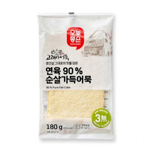 오늘좋은 고래사어묵 연육 90% 순살가득어묵 (180G)
