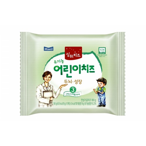 상하 유기농 어린이치즈 (3단계) (180G)