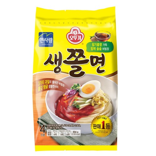 오뚜기 면사랑 생쫄면 (4인) (904G)