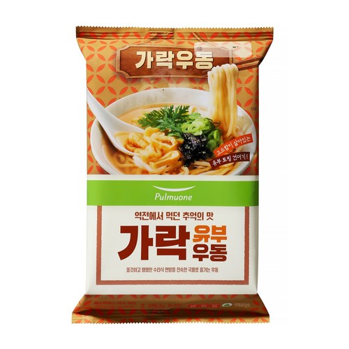 풀무원 가락 유부 우동 (2인) (425.2G)