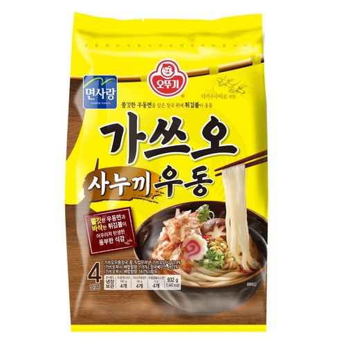오뚜기 가쓰오우동 4인 (932G)