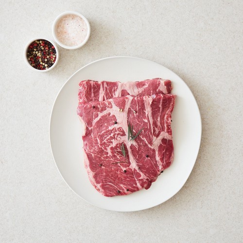 [구이용] 호주산 곡물비육 척아이롤(목심,등심) (400G)