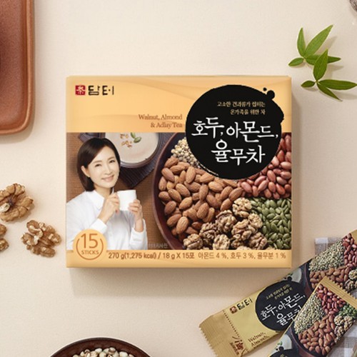  담터 호두아몬드 율무차 (18G*15입)