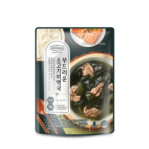 호텔컬렉션 에센셜 부드러운 소고기 미역국 (480G)