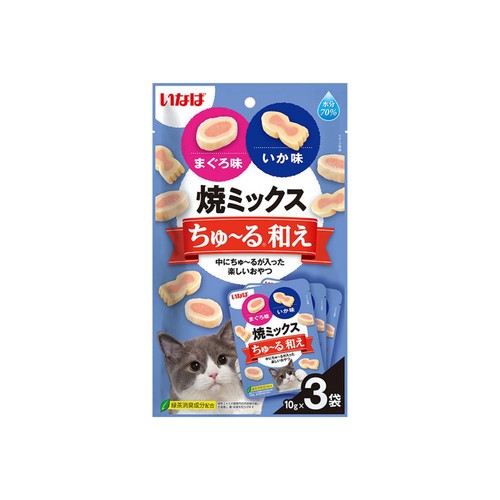 이나바 야끼믹스 츄르범벅(참치&오징어) (30G)