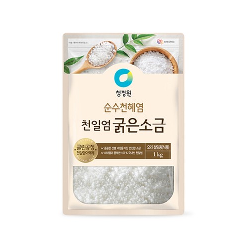 청정원 굵은소금 천일염 (1kg)