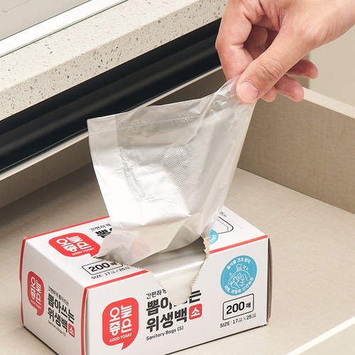 오늘좋은 뽑아쓰는 위생백 (소) (17*25CM*200매)