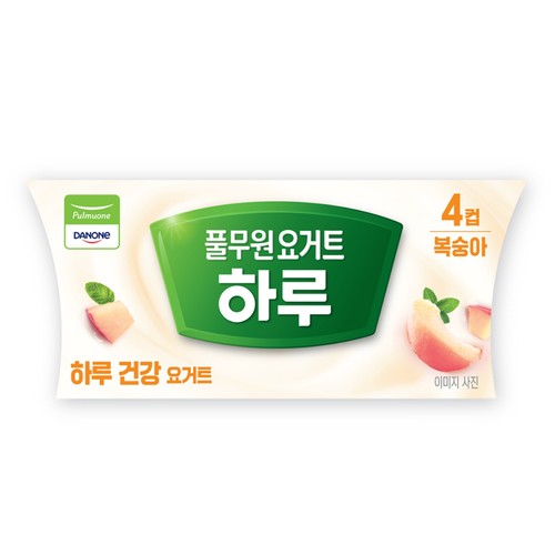 풀무원다논 하루요거트 복숭아 (80G*4입)
