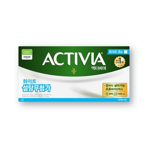 풀무원다논 액티비아 화이트 (80G*8입)
