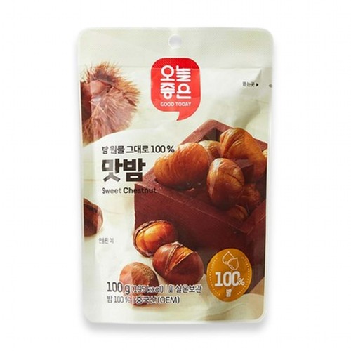 오늘좋은 맛밤 (100G)ㅣ롯데마트 제타 최상의 신선 식품과 다양한 간편식을 롯데마트 제타에서 만나보세요