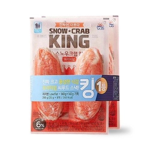 사조대림 스노우크랩킹 오리지널 (140G*2)