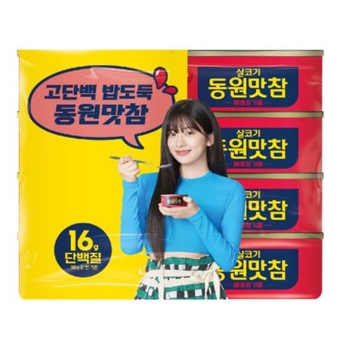 동원맛참 매콤참기름 살코기기획 (90G*4입+90G*4입)