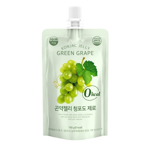 자임 곤약젤리 제로 청포도 (150G)