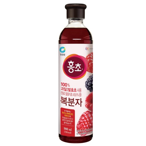 청정원 마시는홍초(복분자) (900ML)
