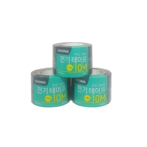오공 PVC 전기 테이프 (19MM*10M*2입)