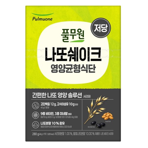 풀무원 나또쉐이크 서리태 (280G)