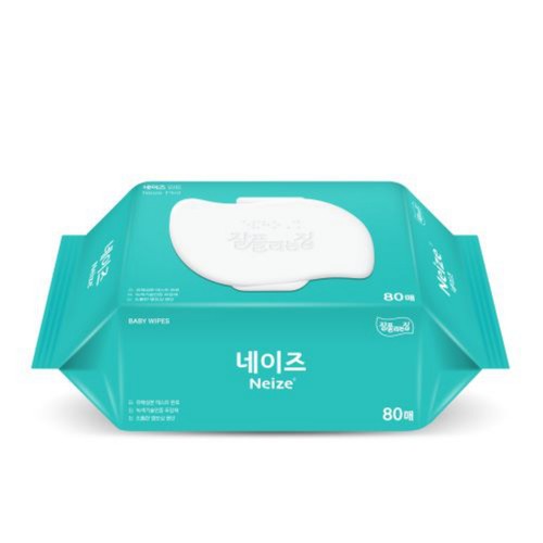 잘풀리는집 네이즈민트 물티슈(캡) (80매)