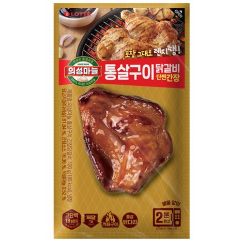 롯데 의성마늘 통살구이 간장닭갈비 (120G)