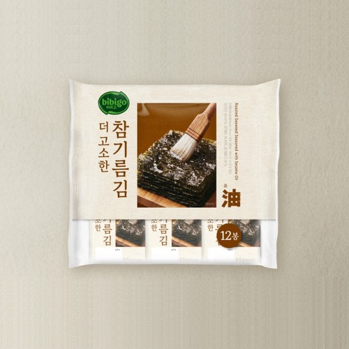 비비고 더 고소한 참기름김 (4.5G*12봉)