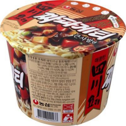 농심 사천요리짜파게티 큰사발 (115g)