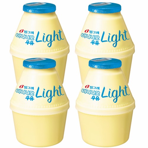 빙그레 바나나맛 우유 라이트 (240ML * 4)