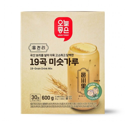 오늘좋은X읍천리 19곡 미숫가루 (20G*30입)