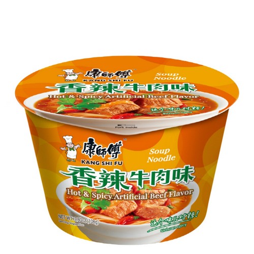 캉스푸 향라우육향라면 큰컵 (108G)