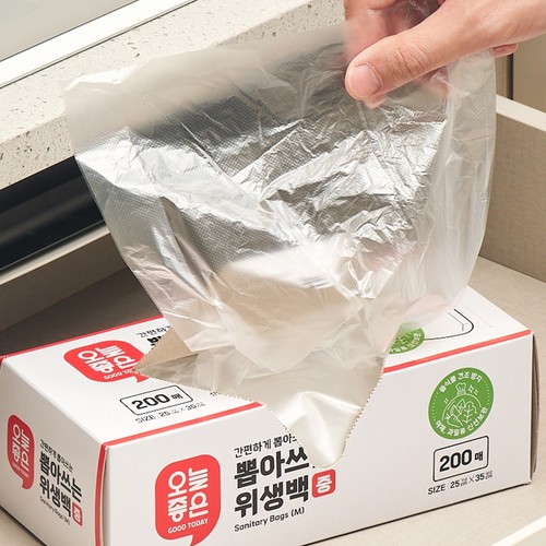 오늘좋은 뽑아쓰는 위생백 (중) (25*35CM*200매)