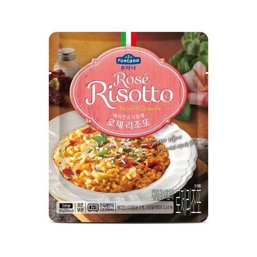 폰타나 베이컨&치폴레 로제 리조또 (250G)