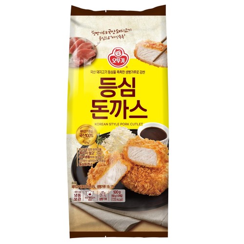 오뚜기 등심돈까스 (500G)