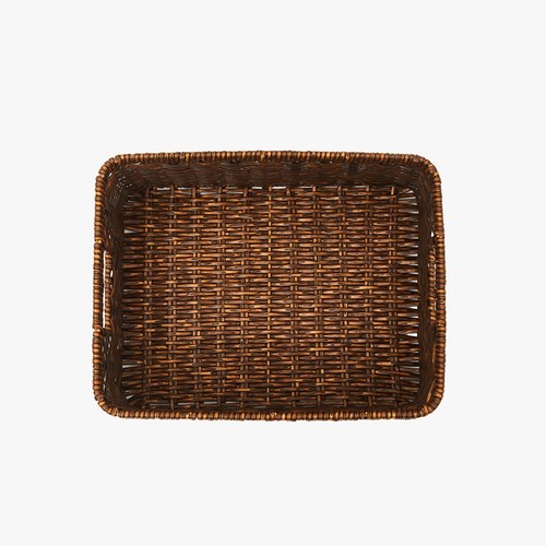  오늘좋은 라탄 St. 바스켓 (XL, 다크) (34*26*15.5CM)