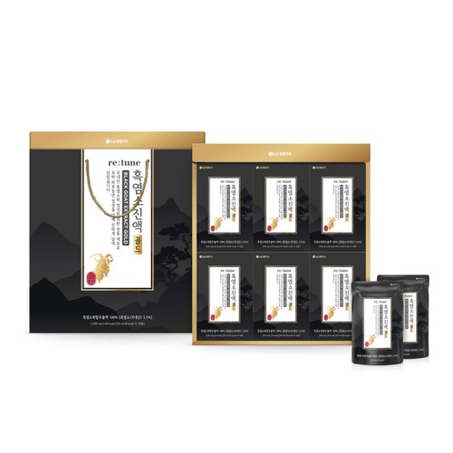 [추석 선물세트 사전예약] 엘지리튠 흑염소진액 골드 (50ML*24포)
