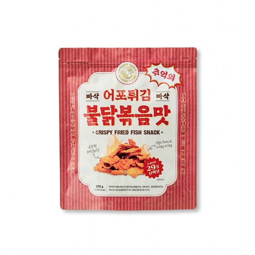 명성식품 추억의 어포튀김 불닭볶음맛 (220G)