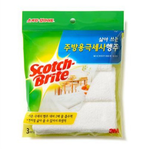 3M 삶아쓰는 극세사 행주 (3입)