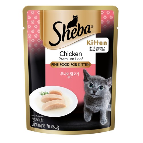  쉬바 파우치 키튼 (닭고기) (70G)