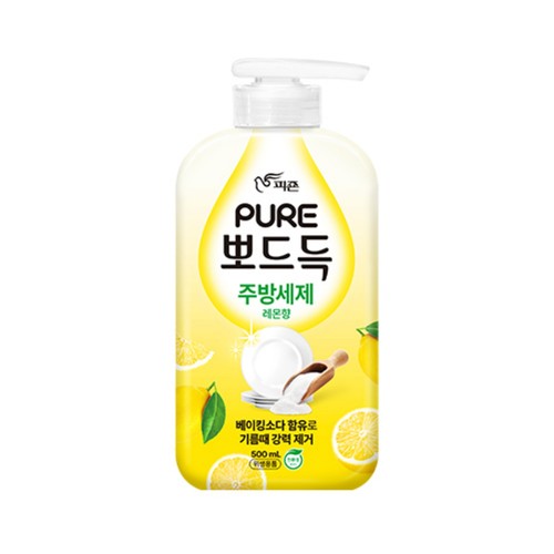 피죤퓨어 뽀드득 레몬향 용기 (500ML)