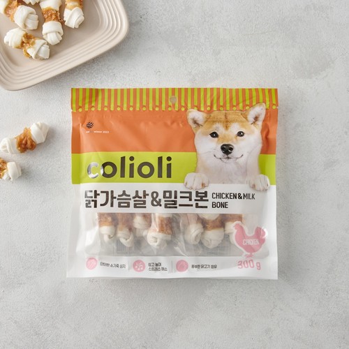 콜리올리 닭가슴살 & 밀크본 (300G)