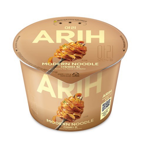팔도 아리 모던누들 간장버터 컵 (125G)