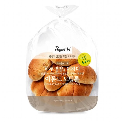 삼립 프로젝트H 아몬드 모닝롤 (232G)