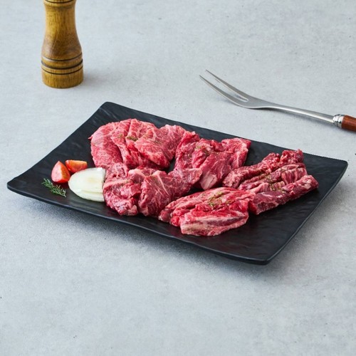 한우 갈비 특수부위 5종 (2등급) (500G)
