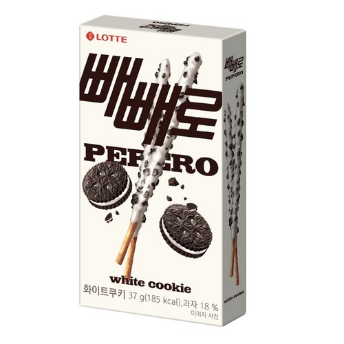 롯데 빼빼로 화이트쿠키 (37G)