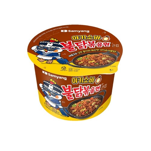 삼양 야키소바불닭볶음면 큰컵 (100G)