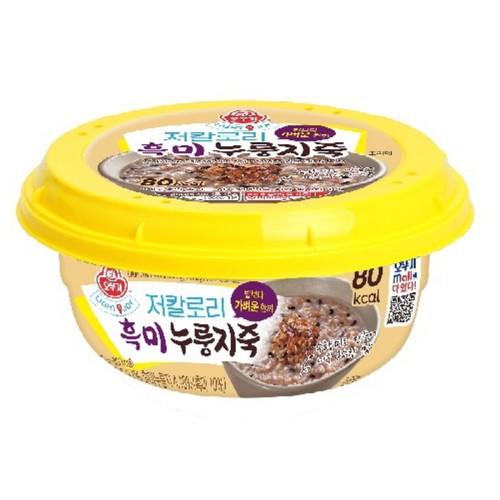 오뚜기 저칼로리 흑미누룽지죽 (215G)