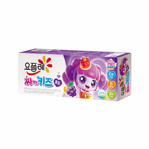 빙그레 요플레 짜먹는 키즈 포도 (40G*6)